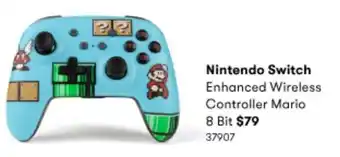 BIG W Nintendo Switch Enhanced Wireless Controller Mario offer
