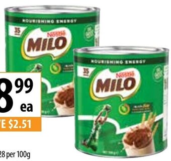 Supabarn Milo 700g offer