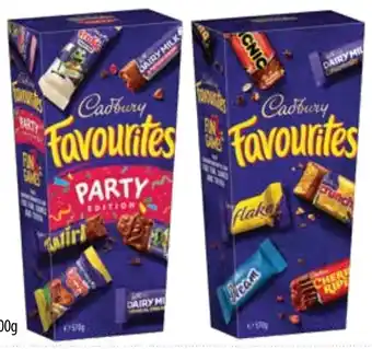 Supabarn Cadbury Favourites 570g offer