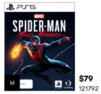 BIG W PS5 Spider-Man offer