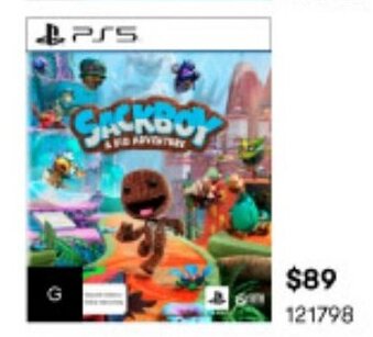 BIG W PS5 Sackboy offer