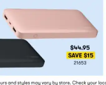BIG W Belkin Power Banks 21653 offer