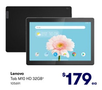 BIG W Lenovo Tab M10 HD 32GB offer
