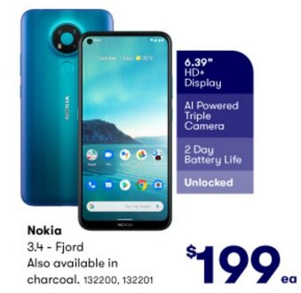 BIG W Nokia 3.4 - Fjord offer