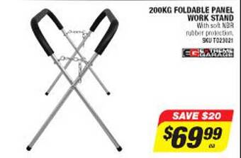 Autobarn 200kg foldable panel work stand offer
