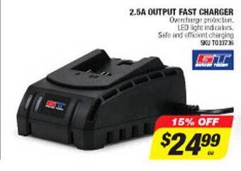 Autobarn 2.5a output fast charger offer