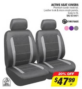 Active seat covers