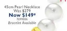 Prouds 45 cm pearl necklace offer