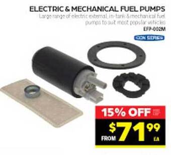 Autopro Electric & mechanical fuel pumps offer