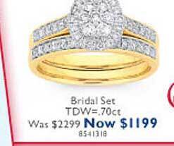 Prouds Bridal set offer