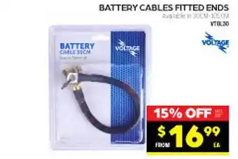 Autopro Battery cables fitted ends offer