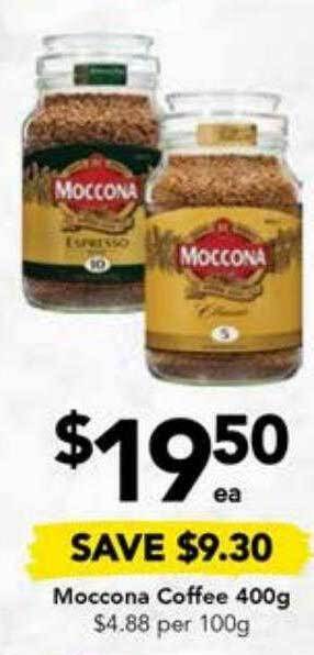 Drakes Moccona coffee offer