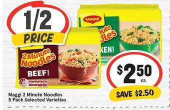 IGA Maggi 2 minute noodles offer