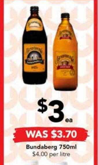Drakes Bundaberg offer