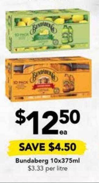 Drakes Bundaberg offer