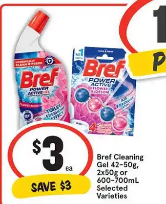 IGA Bref cleaning gel offer