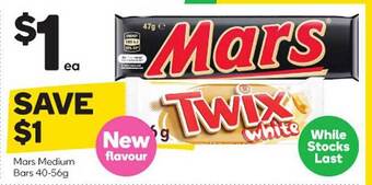 Woolworths Mars medium bars offer