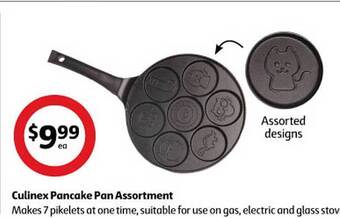 Coles Culinex pancake pan assortment offer