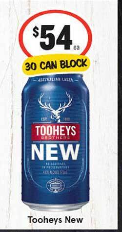 IGA Tooheys new offer