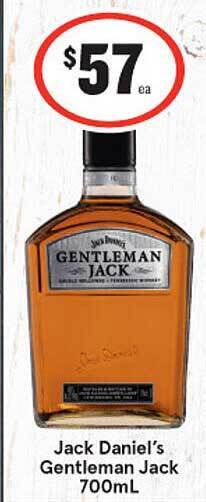 IGA Jack daniel's gentleman jack offer