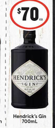 IGA Hendrick's gin offer