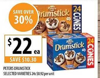 Supabarn Peters drumstick selected varieties offer
