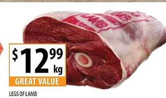 Supabarn Legs of lamb offer