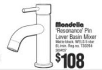 Mondella 'Resonance' Pin Lever Basin Mixer