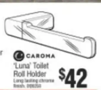 Bunnings Caroma 'Luna' Toilet Roll Holder offer