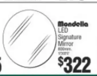 Mondella LED Signature Mirror