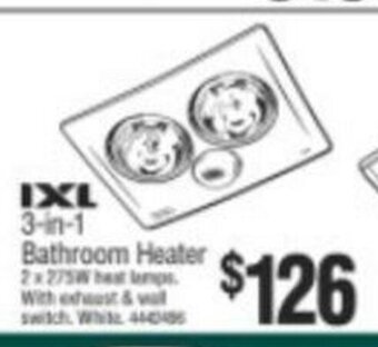 Bunnings IXL 3-in-1 Bathroom Heater offer