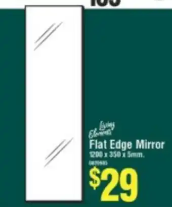 Bunnings Flat Edge Mirror 1200x350x5mm offer