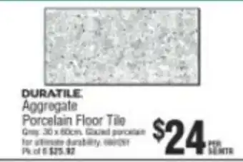 Bunnings Duratile Aggregate Porcelain Floor Tile offer