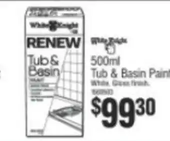 Bunnings 500ml Tub & Basin Paint offer