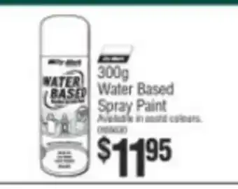 Bunnings 300g Water Based Spray Paint offer
