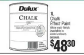 Bunnings 1L Chalk Effect Paint offer