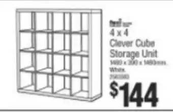 Bunnings 4x4 Clever Cube Storage Unit offer
