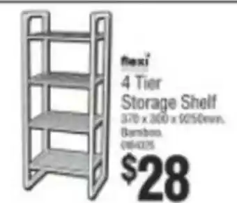 Bunnings 4 Tier Storage Shelf offer