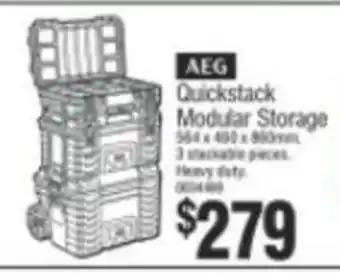 Bunnings Quickstack Modular Storage offer