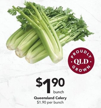 Drakes Queensland Celery offer