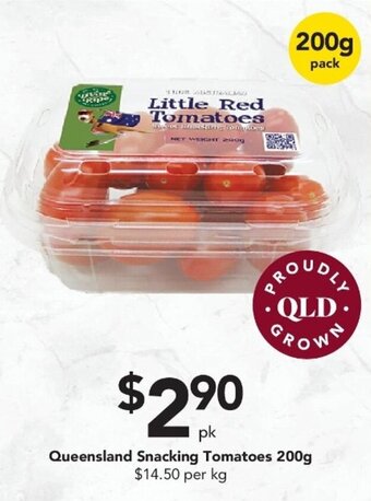 Drakes Queensland Snacking Tomatoes 200g offer