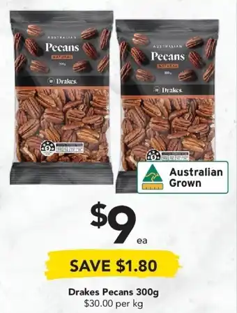 Drakes Drakes Pecans 300g offer