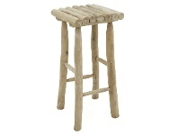 LivingStyles Thiago Teak Timber Indoor / Outdoor Bar Stool offer