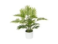 LivingStyles Real Touch Artificial Mini Palm in Ceramic Pot, 40cm offer