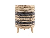 LivingStyles Zowie Resin Footed Planter, Large offer