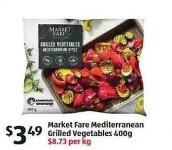 ALDI Market fare mediterranean grilled vegetables offer