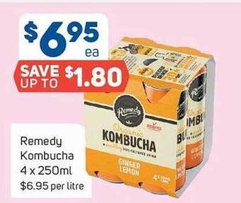 Remedy kombucha 4 x 250ml