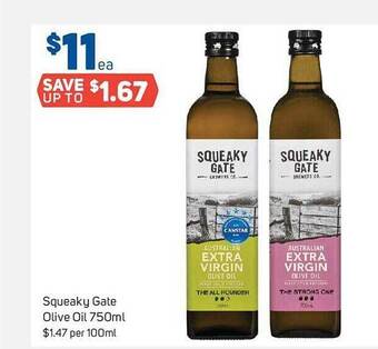 Foodland Squeaky gate olive oil 750ml offer
