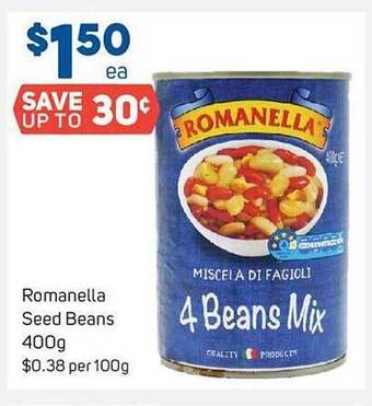 Foodland Romanella seed beans 400g offer