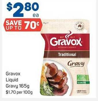 Foodland Gravox liquid gravy 165g offer